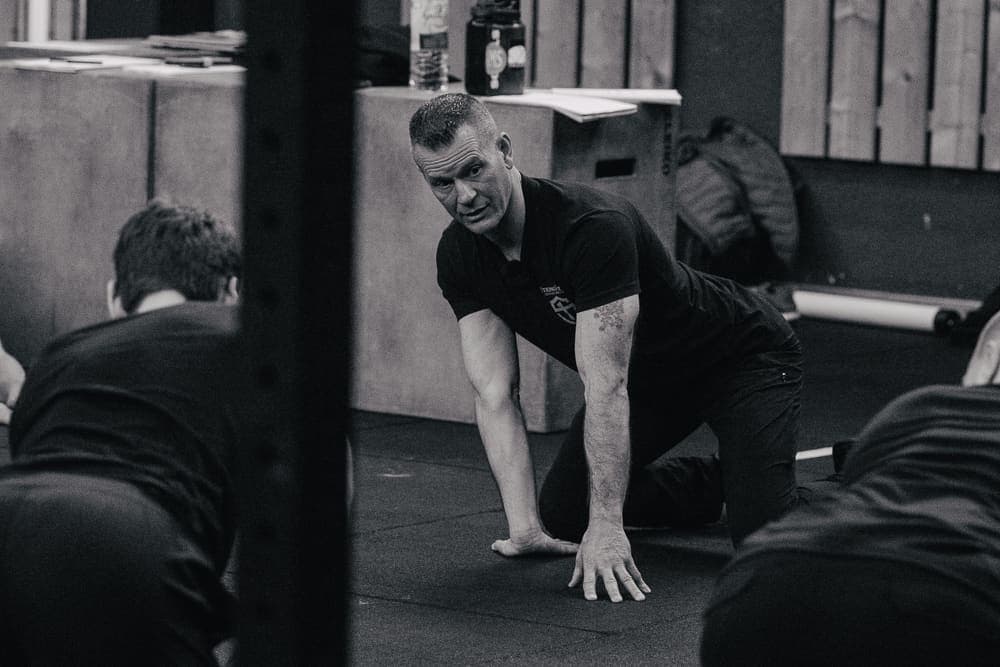 Kenneth coaching a StrongFirst workshop